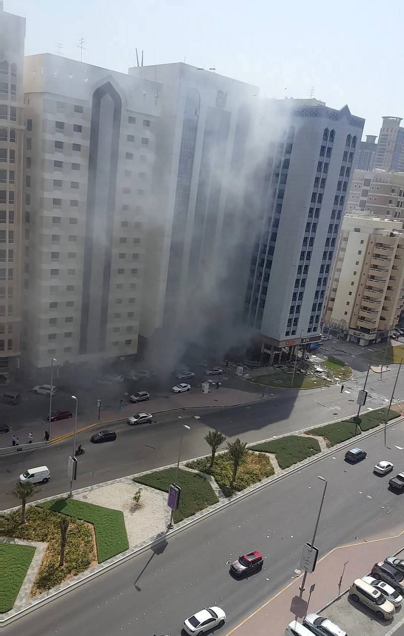 Abu Dhabi Police said it was thought the blast was caused by a gas leak.