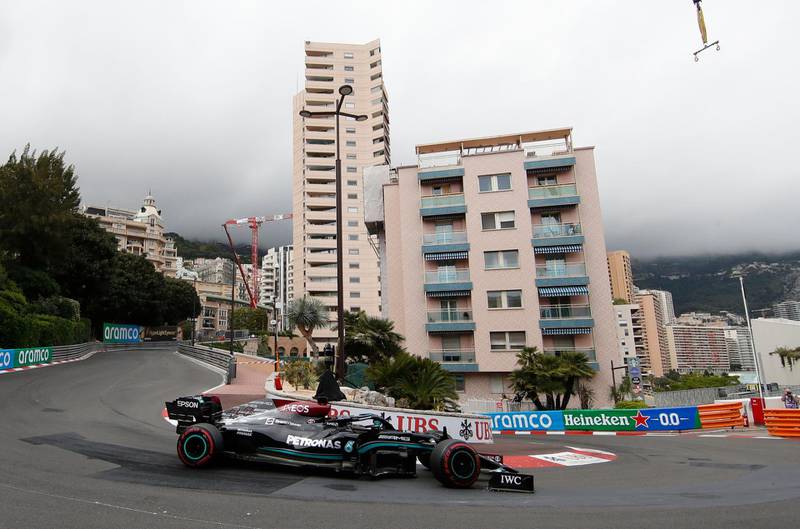 Mercedes' Lewis Hamilton during qualifying. Reuters