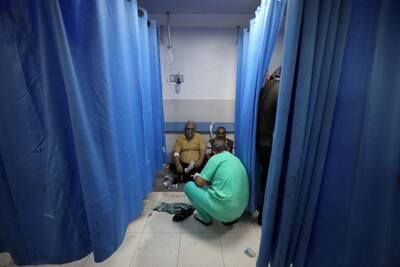 Al Shifa Hospital was already overwhelmed with wounded from other strikes. Reuters