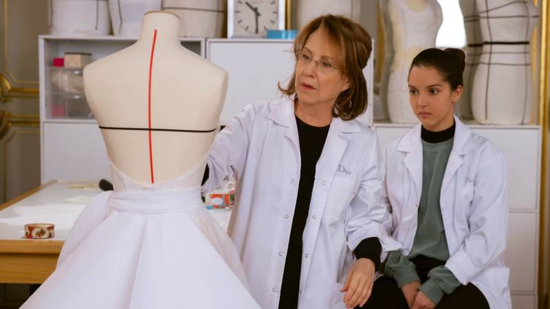 Nathalie Bayeuse and Lyna Khoudri star in 'Haute Couture', about the behind the scenes workers who create the worlds most exclusive clothes. Photo: UCG