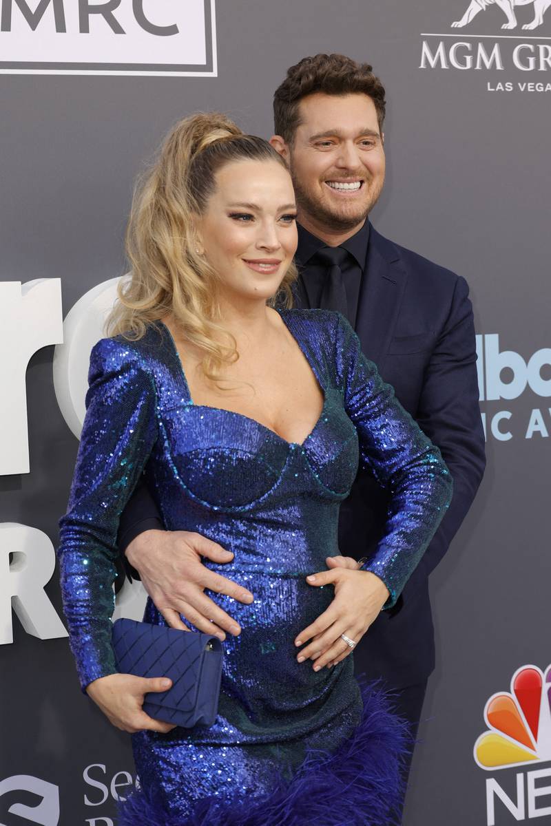 Michael Buble and Luisana Lopilato welcomed their fourth child together in August. Getty Images via AFP