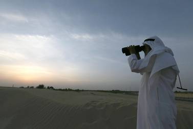 Saudi Arabia's Supreme Court called on people to watch for the crescent moon. Pawan Singh / The National