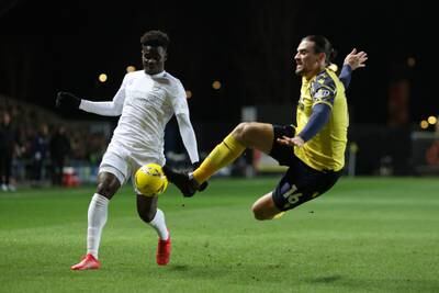 Ciaron Brown 7 – The full-back was given a let off when Saka was adjudged to have nudged him to the ground having raced in behind. Asked a question when his inviting cross was well-cleared by Gabriel but saw yellow for fouling Nketiah then Vieira. Getty
