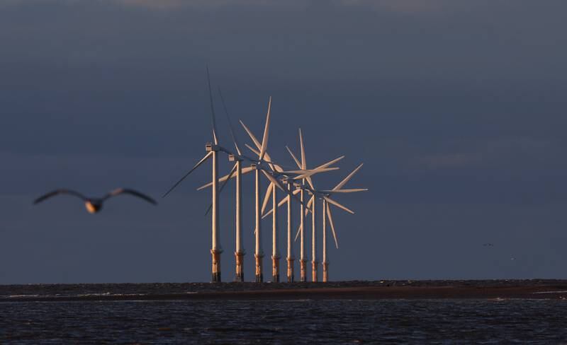In November, more than 20GW of electricity came from wind for the first time, a record reached again in December. Getty