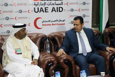 ADEN, 17th July, 2018 (WAM) -- Yemen's Minister of Public Works, Dr. Moeen Abdul Malik, has praised the UAE humanitarian aid and development assistance efforts in his country. The Emirates Red Crescent is making remarkable strides to assist Yemeni citizens in liberated areas so that they can achieve stability, he added. Wam