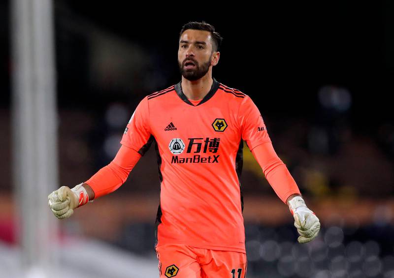 WOLVES RATINGS: Rui Patricio 6 – Had a very quiet night after barely touching the ball throughout the full 90 minutes. PA