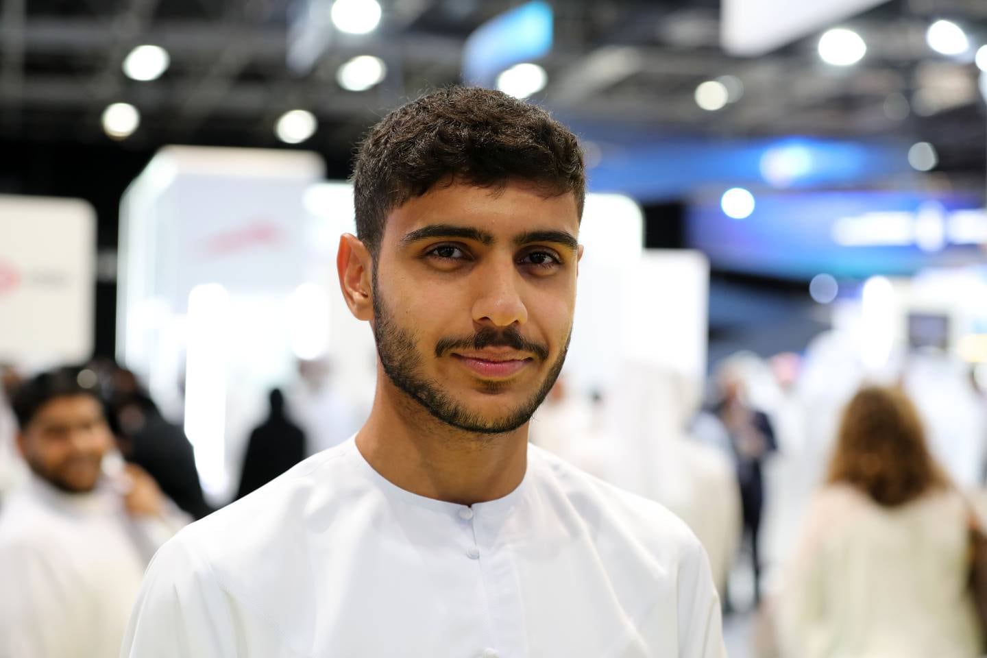 Salem Al Shamsi says working in the private sector will allow him to develop his skills. Photo: Chris Whiteoak / The National