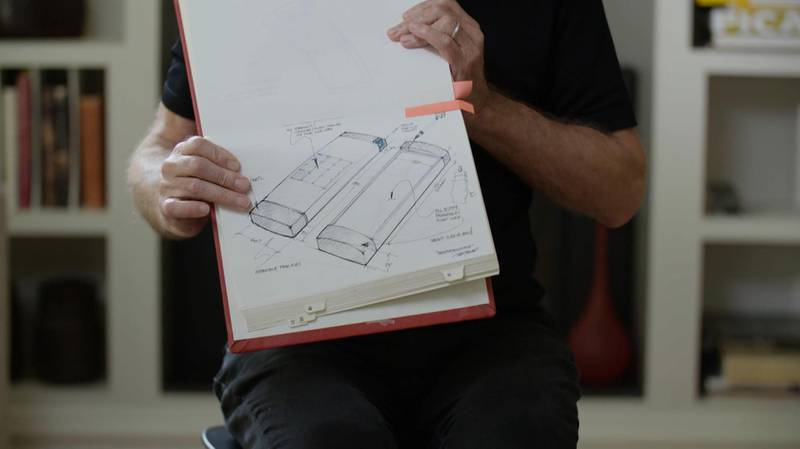 Marc Porat, founder of General Magic, shares his “blueprint” for the smartphone, while being interviewed for the feature film “General Magic”.