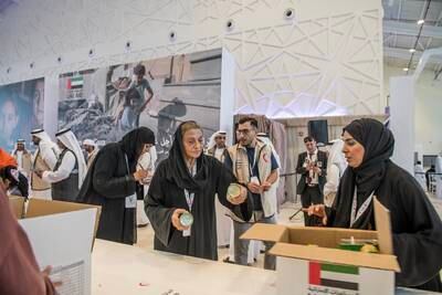 Many Emiratis have volunteered to help with the humanitarian drive
