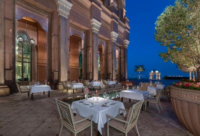 Talea by Antonio Guida at Emirates Palace is offering a subsidised set menu as part of Abu Dhabi Culinary Season's Chef's Table series. Photo: Mandarin Oriental Emirates Palace