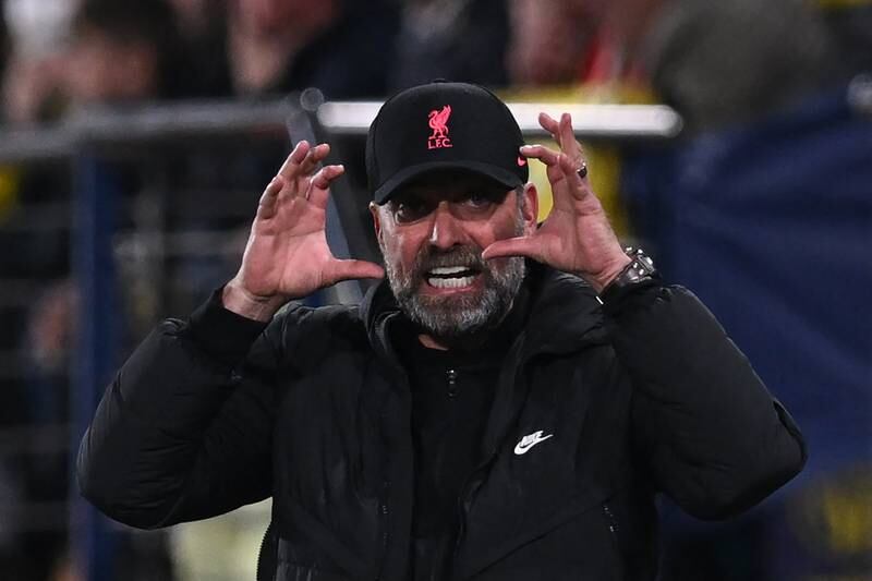 Liverpool manager Jurgen Klopp had a night of mixed emotions. AFP