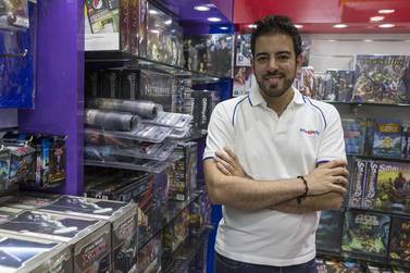 Back To Games owner Mark Azzam has been an avid gamer since he was 12 years old. Antonie Robertson / The National