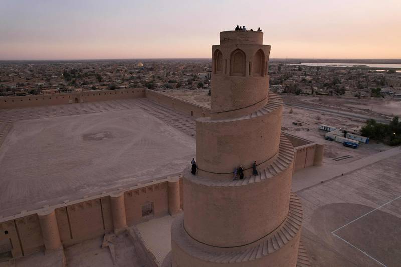The ancient city of Samarra is the only surviving Islamic capital that retains its original plan, architecture and arts, such as mosaics and carvings, Unesco says. 