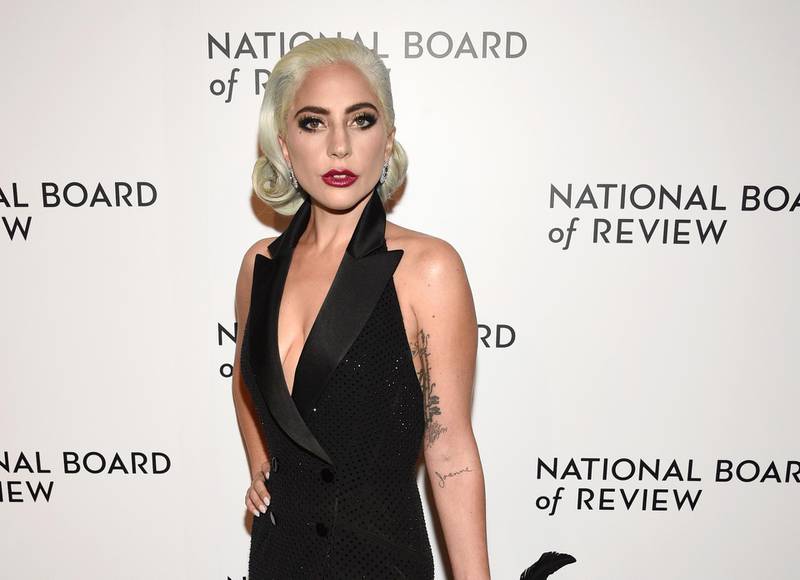 Lady Gaga attends the National Board of Review Awards gala at Cipriani 42nd Street on Tuesday, Jan. 8, 2019, in New York. (Photo by Evan Agostini/Invision/AP)