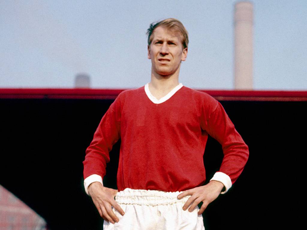 File photo dated 03-10-1960 of Bobby Charlton, Manchester United. Sir Bobby Charlton has died aged 86, his family have announced. Issue date: Saturday October 21, 2023. PA Photo. See PA story SOCCER Charlton. Photo credit should read PA Photos/PA Wire.