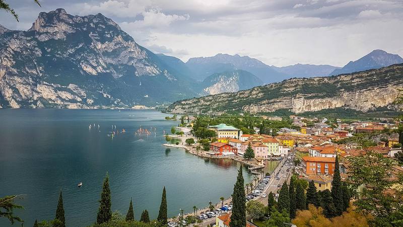 Torbole on the northern shore of Lake Garda, Italy. Pixabay
