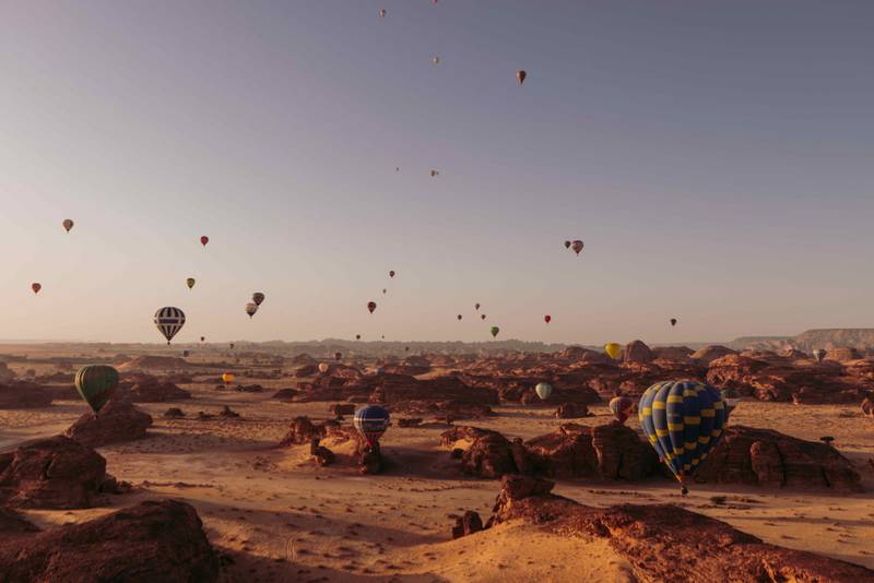 Saudi Arabia's myriad events are attracting more travellers from the Mena region. Photo: Royal Commission for AlUla