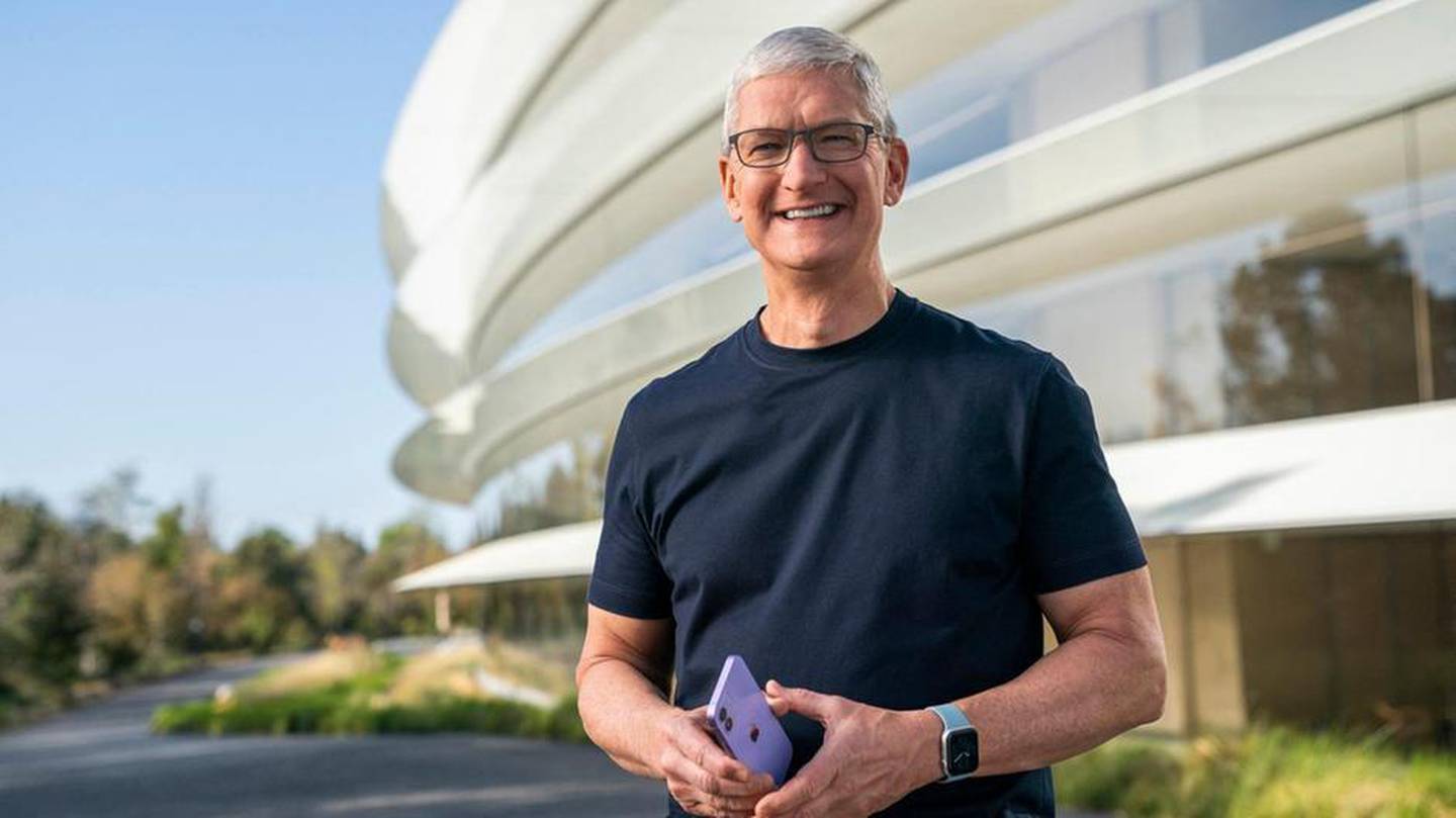 Tim Cook, Apple’s chief executive, says the company is in a period of sweeping innovation across its product line-up. AFP
