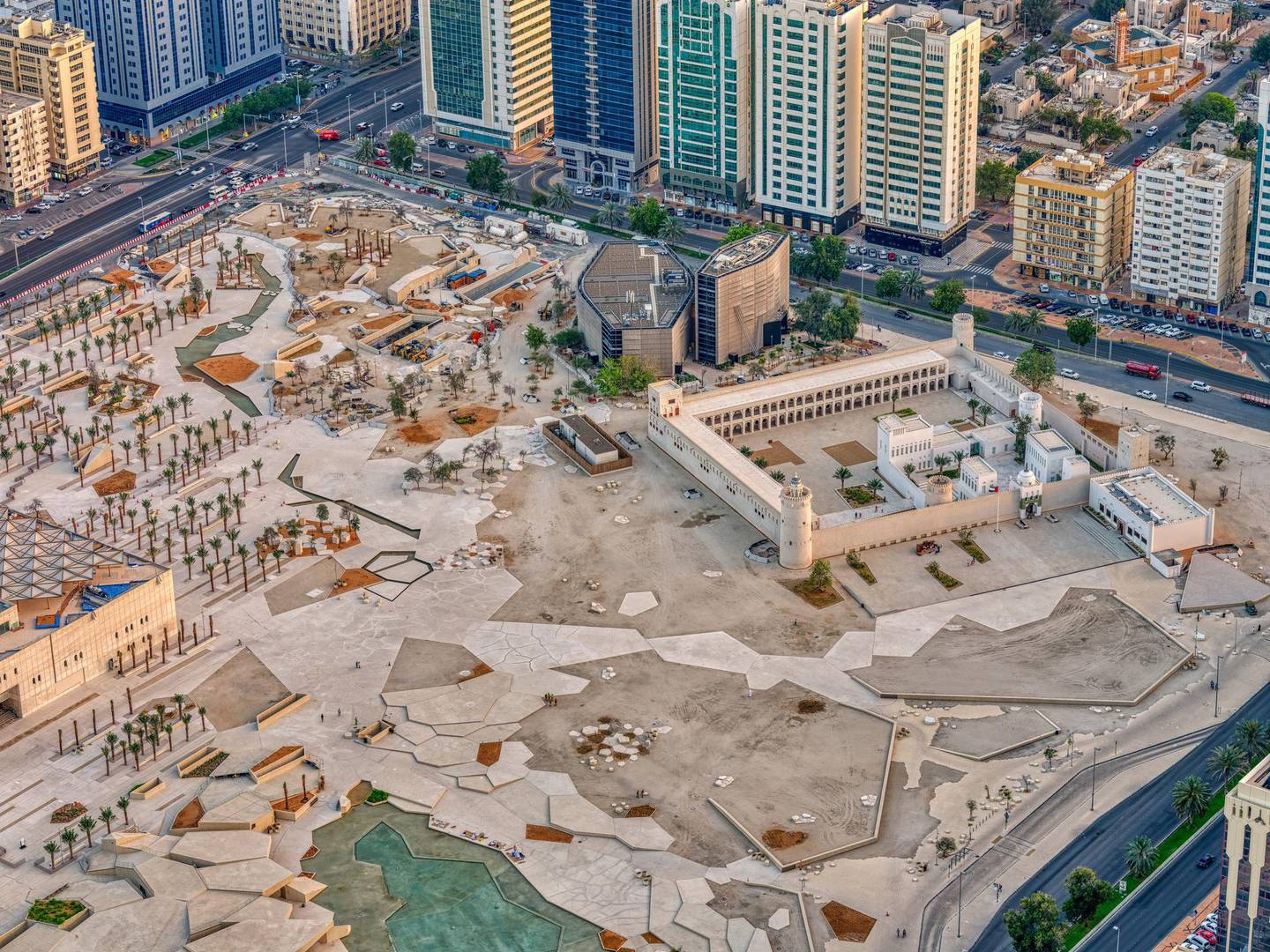 The historic Al Hosn area, which comprises Qasr Al Hosn, Cultural Foundation and House of Artisans, is the site of a new series of family-friendly events on alternating weekends until April 2020. Courtesy Al Hosn