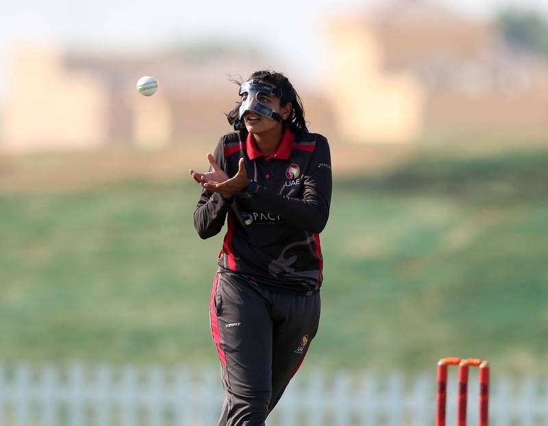 Esha Oza believes the UAE are capable of holding their own against India at the Asia Cup. Chris Whiteoak / The National