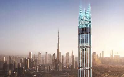 Burj Binghatti Jacob & Co Residences is expected to become the world’s tallest residential tower when it opens in 2026. Photo: Jacob & Co