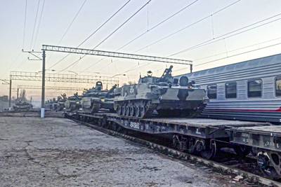 “The units of the southern and western military districts, having completed their tasks, have already begun loading on to rail and road transport,” Russia's Defence Ministry spokesman Igor Konashenkov said. AP