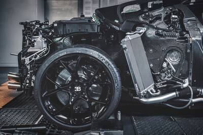 When finished, each Centodieci will generate 1,578 brake horsepower from an 8-litre V12 engine.