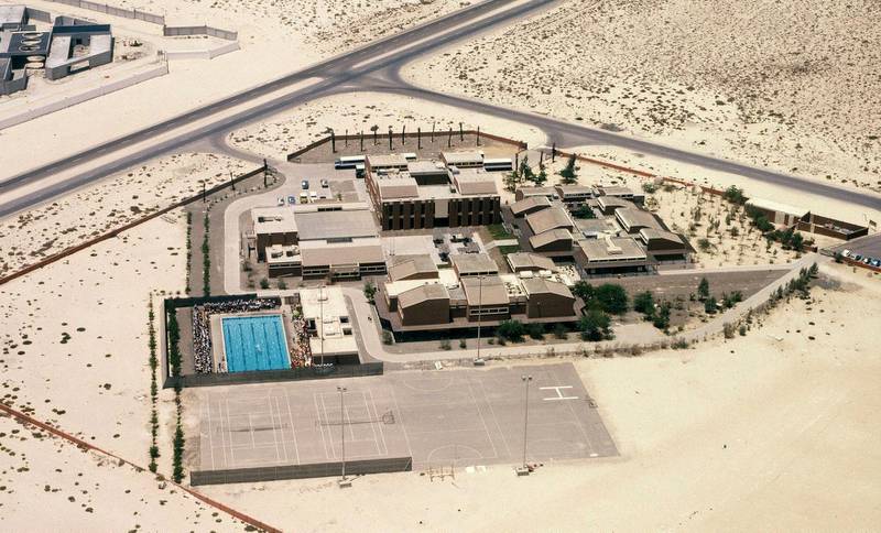 <p>The campus in 1984. Courtesy Dubai College</p>