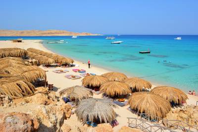 Mahmya Island in the Red Sea. Courtesy Around Egypt in 60 Days