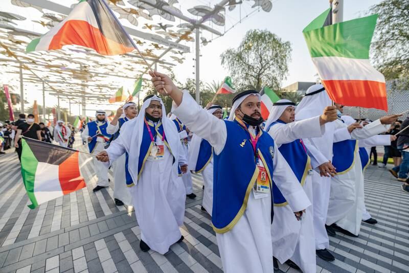 The parade ran through the Expo site. Photo by Walaa Alshaer / Expo 2020 Dubai