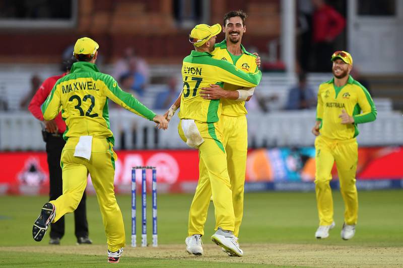 Australia. The long time leaders dropped to second after losing their final game against South Africa. Face England on Thursday at Edgbaston for a place in the final. Getty