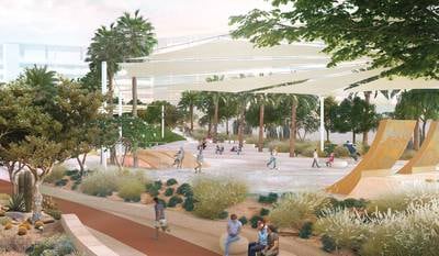 King Salman Park will have about one million trees and various sporting areas.