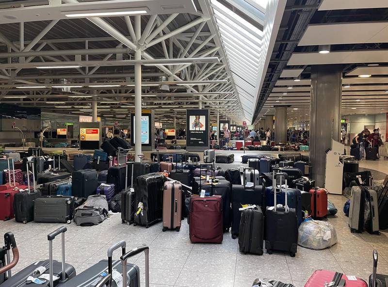 Heathrow has struggled with the surge in demand after Covid lockdown rules were lifted. Photo: PA