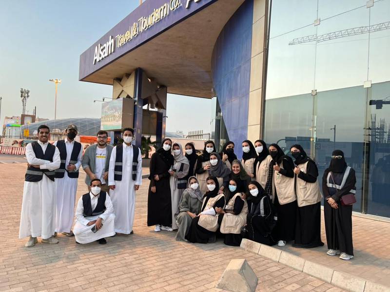 Khutwat khair volunteers in Riyadh during Ramadan. Photo: Khutwat Khair