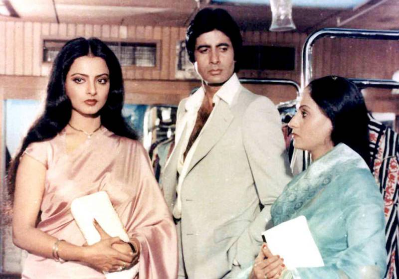 From left: Rekha, Amitabh Bachchan and Jaya Bachchan in a scene from Silsila, 1981.CREDIT: Courtesy Yash Raj Films *** Local Caption ***  al05se-column-Silsila.jpg