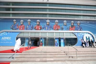 The Abu Dhabi International Petroleum Exhibition and Conference (Adipec) is expected to draw 2,200 exhibitors this year. All photos: Victor Besa / The National