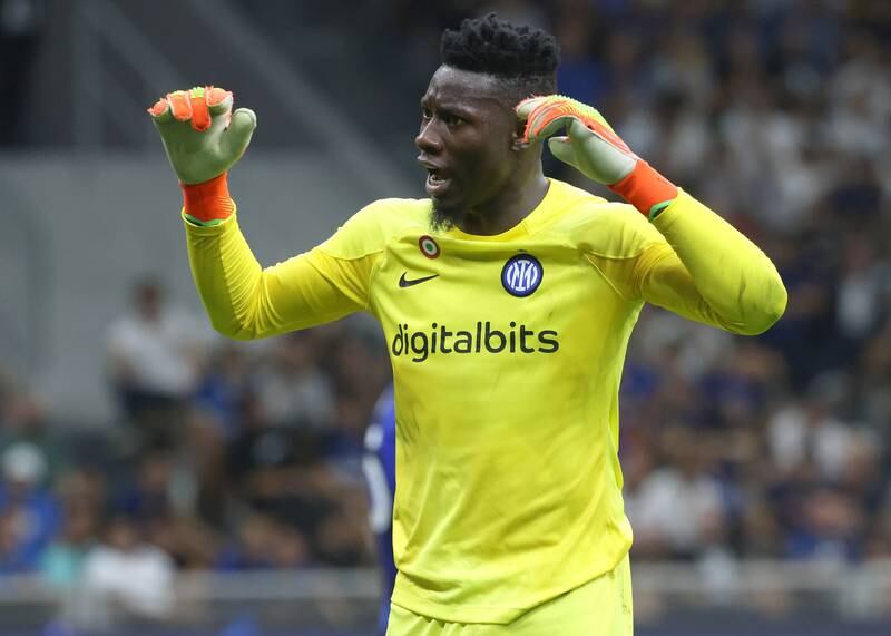 GK: Andre Onana (Internazionale). Given his Inter debut, after joining from Ajax in the summer, the Cameroonian was on the losing side but prevented the 2-0 defeat to Bayern Munich turning a great deal heavier with some smart saves. EPA 