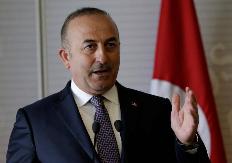 Ahead of his visit to Baghdad, Turkish foreign minister Mevlut Cavusoglu said Ankara would play an 'effective' role in resolving the crisis between the Iraqi government and Erbil. Henry Romero / Reuters
