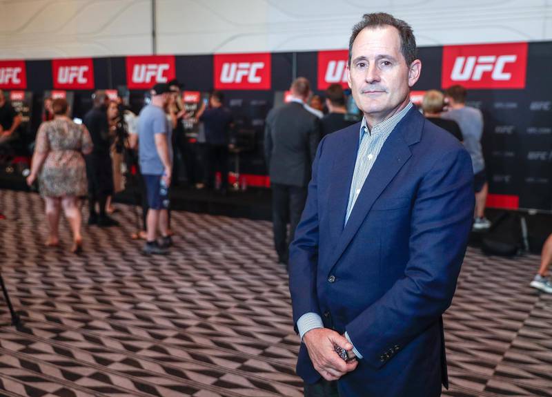Abu Dhabi, United Arab Emirates, September 5, 2019.   STORY BRIEF: UFC Ultimate Media Day at the Yas Hotel.  --   Interview with Lawrence Epstein, UFC's Senior Exec VP & COO.Victor Besa / The NationalSection:  SPReporter:  Dan Sanderson