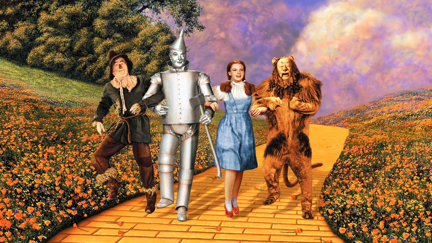 'The Wizard of Oz' has produced many cinematic features that continue to live on in film history, such as the yellow brick road and Dorothy's ruby slippers. Alamy