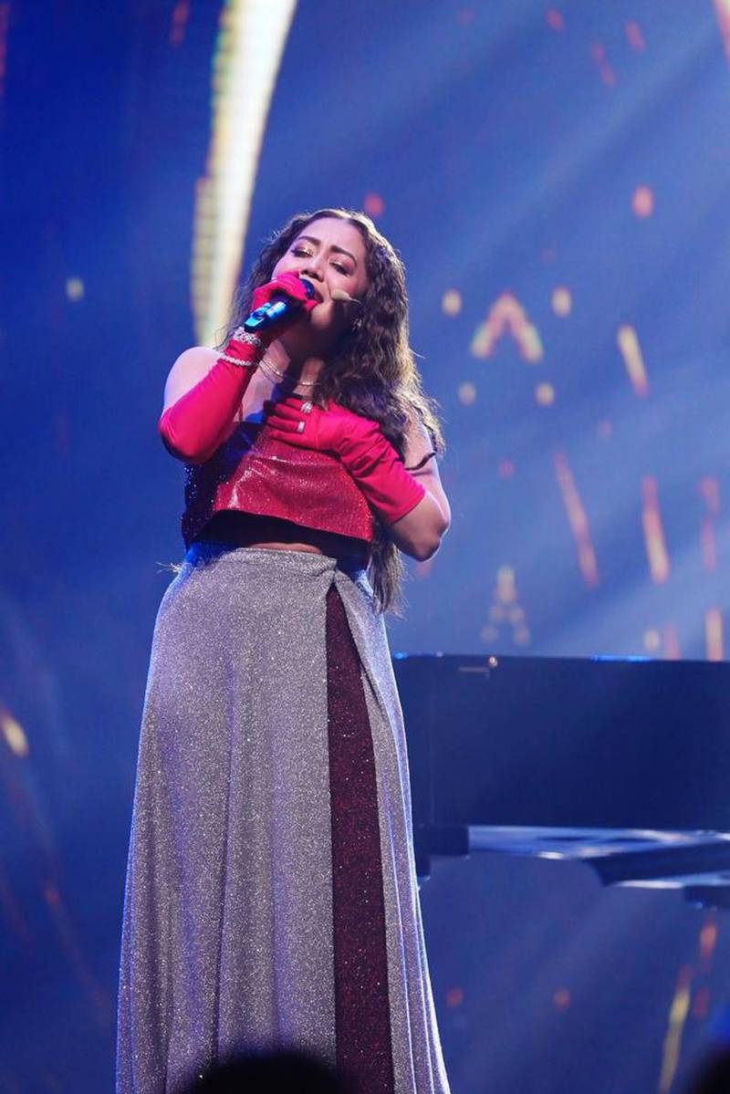 Neha Kakkar belted out her hits. 