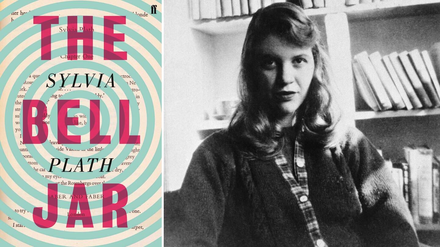The protagonist in The Bell Jar by Sylvia Plath parallels the author's own experiences with what may have been clinical depression or bipolar II disorder. Photo: Faber, Getty Images