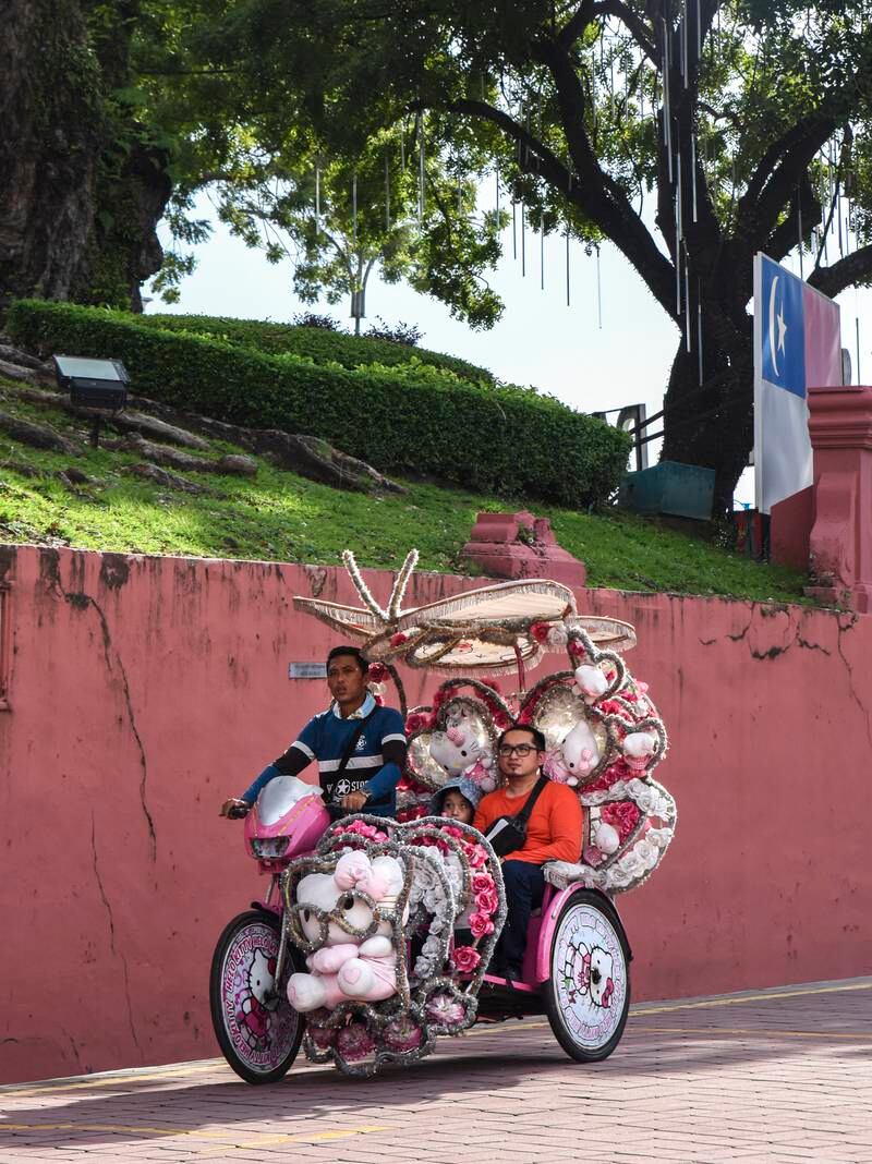 A trishaw in Malacca. Photo: Ronan O'Connell