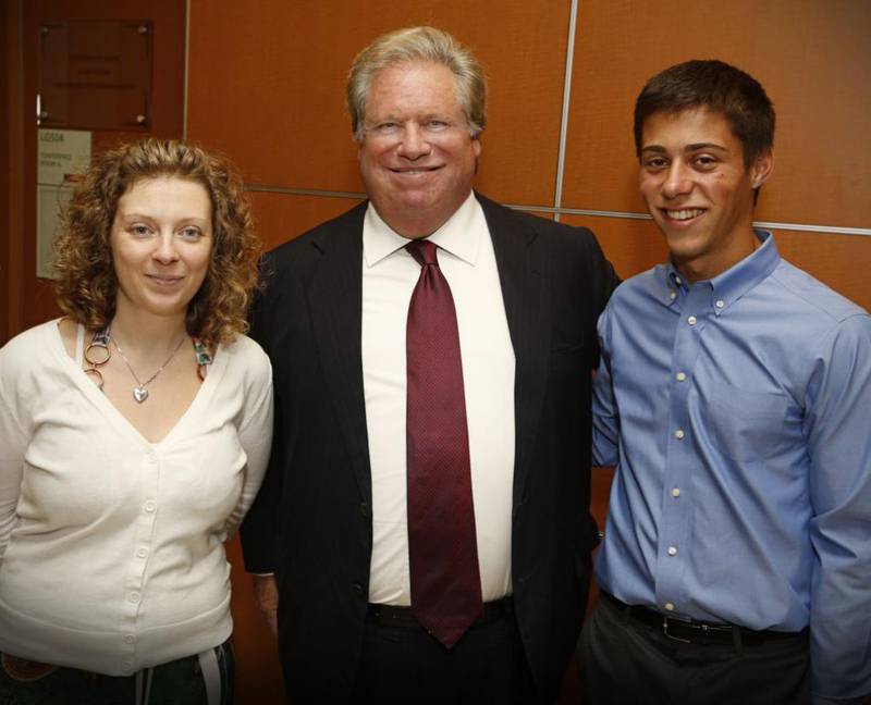 US Republican fundraiser Elliott Broidy, centre, launched legal action earlier this year after claiming his email account was hacked by agents linked to the Qatar government. Flickr