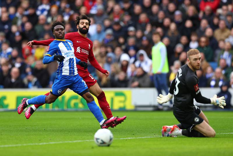 BRIGHTON RATINGS: Jason Steele 7: Solid display from Brighton’s second choice keeper who made some good saves to secure his side’s place in the quarter-finals. Reuters