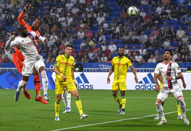 =3) Moussa Dembele (Lyon) 21 goals in 30 games. AFP