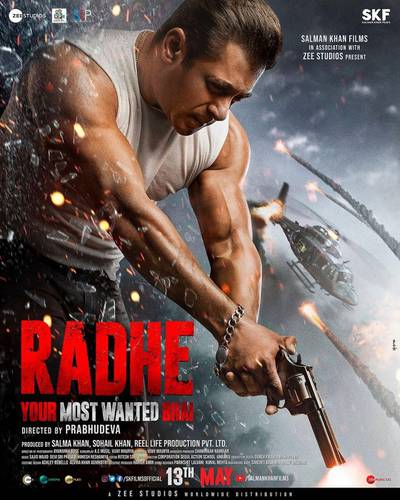 Salman Khan appears in the poster for 'Radhe: Your Most Wanted Bhai'. Instagram / Salman Khan