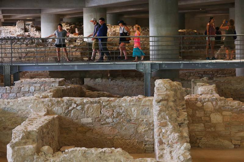 The Acropolis Museum has attracted more than 14 million visitors since it opened doors 10 years ago. EPA