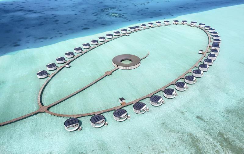 The Maldives' newest resort is the luxurious The Ritz-Carlton Maldives, Fari Islands. All images courtesy Ritz-Carlton / Marriott