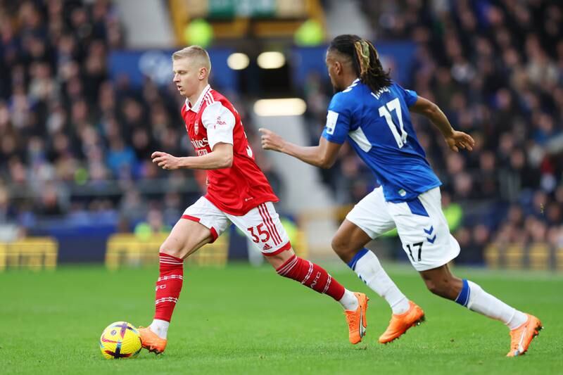 Oleksandr Zinchenko - 5, Got into good positions and passed the ball well but disappointed at some key moments. Booked after reacting to Maupay foul.

Getty